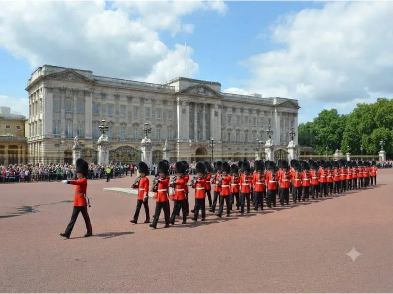 Cung điện Buckingham nằm ở vị trí nào?